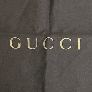 Authentic GUCCI Handbag Sleeper Bag Dustbag Drawstring Made in Italy 100% Cotton